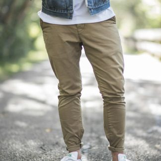 Sharonmurdter Men's Straight Fit Chino Pants — Cotton Twill